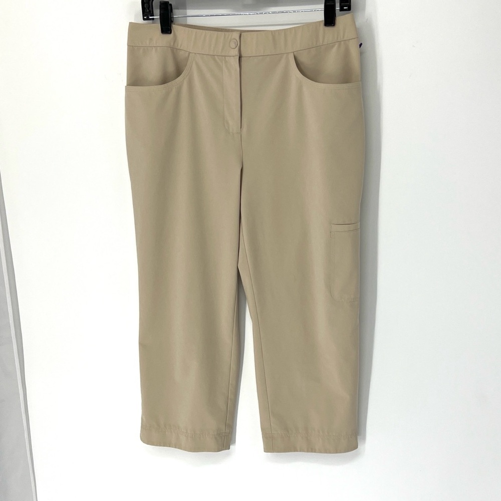 Chico’s weekend’s lightweight cropped pants women’s 0.5 (small)